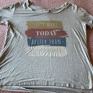 Como Vintage Gray Short Sleeve Tee